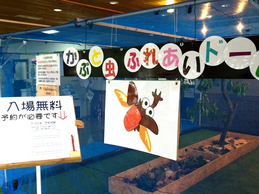 カブトムシふれあいドーム